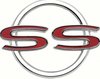 3851724 SS Quarter Panel Emblems for 1964 Chevy Impala - image 2