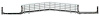 3910612 Front Upper Grille 1968 Impala, Bel Air, Biscayne, Caprice; - image 1