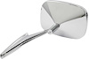 3914753X 1968-72 Camaro, Impala, Chevelle, Firebird; Outer Door Mirror; Chrome; Ribbed; w/Hardware; LH Drivers Side; Various Mod - image 1