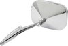 3914753X 1968-72 Camaro, Impala, Chevelle, Firebird; Outer Door Mirror; Chrome; Ribbed; w/Hardware; LH Drivers Side; Various Mod - image 2