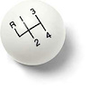 White 4-Speed Shift Knob 1967-68 Camaro - image 1