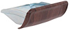 3921861 1968 Camaro, Dash Ash Tray & Receiver, w/ Walnut Woodgrain - image 1