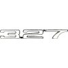 Front Fender Emblem 1968 Camaro 327 - image 1