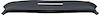 1968-69 CORVETTE DASH PAD BLACK - image 1