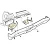 3938147K Rear Bumper Bracket Set for 1969 Chevy Chevelle, Malibu - image 2