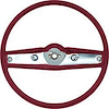Steering Wheel Fits Select 1969-1970 Chevy Models With Standard Interior [Red] - image 1