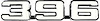 Front Fender Emblem 1969 Camaro 396 - image 1