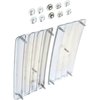 3953843 Front Fender Louvers 1969-72 Chevy Nova - image 3