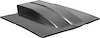 3957504 4 in. Cowl Induction Steel Hood 1967-1969 Chevy Camaro - image 1