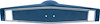 3961774 Steering Wheel Shroud 1969-70 Chevrolet; Dark Blue With Silver Trim - image 1