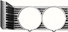 3964555 Headlamp Bezel 1969 Impala, Bel Air, Biscayne, Caprice; Drivers Side - image 1