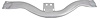 3964819W Transmission Crossmember 1970-74 Camaro, Firebird; Turbo 400; Silver Weld-Thru Coating - image 1