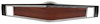 3972735HS Steering Wheel Shroud 1969-70 Chevrolet; Cherrywood With Chrome Hot Stamp Trim - image 1