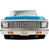 399070C 1969-72 Chevy Pickup, Blazer, Suburban; Headlamp Bezel Set; LH and RH; Stamped Steel; Chrome - image 1
