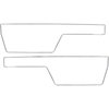 3993139 Deluxe Door Panel Suround Moldings; 1972 Chevrolet, GMC Truck; LH and RH; Polished Stainless Steel; Pair - image 2