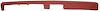 OEM Reproduction Dash Pad 1969 Camaro With A/C - Red - image 1