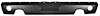 40544FR Rear Lower Valance Panel for 1969-70 Ford Mustang GT - image 1