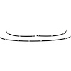 41700C  Rear Tach Strip Set 1969-70 Ford Mustang, Mercury Cougar Convertible - image 1