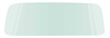 42006L Rear Window Glass 1969-70 Mustang Coupe; Light Green Tint - image 1