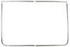 42430F 1969-70 Ford Mustang; Rear Window Molding Set; Fastback; 4 Piece Set - image 1