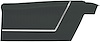 65 IMPALA SS HARDTOP REAR PANEL MOLDING RH - image 1