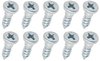 4492963K Molding Clip Stud Screw Set, #4 x 3/8" w/ 1/8" Shoulder, Zinc Plated, Package of 10 - image 4
