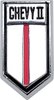 4539568 Door Panel Emblems 1966-67 Chevy II; Pair - image 2