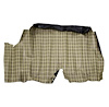 45456D 1969-70 Mercury Cougar Coupe Heavy Weight Molded Trunk Mat - Plaid - image 1