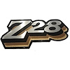475529 1978 Camaro, Z28 Front Grill Emblem, Dark Gold - image 1