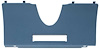478996B 1970-81 Pontiac Firebird, Trans Am; Lower Steering Column Cover; With AC; Blue - image 1