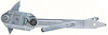 4842000 Window Regulator 1962-1965 Chevy II/Nova 2-Door Hardtop - image 1