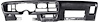 496352 Padded Dash 1970-77 Pontiac Firebird; Black - image 1