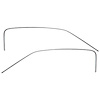51726C Roof Drip Molding Set 1967-68 Mustang Fastback; Pair - image 1