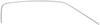 51726C Roof Drip Molding Set 1967-68 Mustang Fastback; Pair - image 2