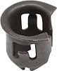 5195 Barrel Nut, Fits 1/8" Emblem Stud, Fits 1/4" Hole, Spring Steel, Black Phosphate Coated - image 1