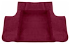 52084515 Molded Trunk Carpet 1962-67 Chevy II, Nova; Loop; Maroon; Superior OER® - image 1