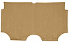 52087105 1-Piece Loop Trunk Carpet 1966-67 Impala/Full Size Hardtop Gold - image 1