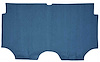 52087108 1-Piece Loop Trunk Carpet 1966-67 Impala/Full Size Hardtop Medium Blue - image 1