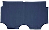 52087112 1-Piece Loop Trunk Carpet 1966-67 Impala/Full Size Hardtop Dark Blue - image 1