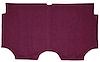 52087115 1-Piece Loop Trunk Carpet 1966-67 Impala/Full Size Hardtop Maroon - image 1