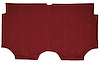 52087149 1-Piece Loop Trunk Carpet 1966-67 Impala/Full Size Hardtop Medium Red - image 1