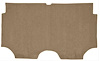 1966-67 FULLSIZE HARDTOP OER SUPERIOR LOOP TRUNK CARPET LIGHT SADDLE - image 1