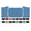 53116271 3-Piece Loop Trunk Carpet Set 1959-60 Impala/Full Size Brown - image 1
