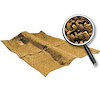 1959-60 FULLSIZE CONVERTIBLE OER TUXEDO LOOP CARPET GOLD/BLACK - image 1
