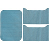53120208 3-Piece Loop Trunk Carpet Set 1961-64 Impala/Full Size Hardtop Medium Blue - image 1