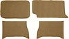 OER Authorized Molded Trunk Carpet 1691-64 Impala and Full Size Sedan - image 1