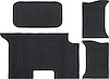 53121201 4-Piece Loop Trunk Carpet Set 1961-64 Impala Convertible Black - image 1