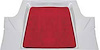 1962-67 Chevy II / Nova Superior Red Trunk Well Carpet - image 1