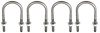 5705AR4 Rear Leaf Spring U-Bolt Set-1964-1966; Set of 4; Mustang, Falcon, Comet - image 1