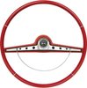 5730129 Steering Wheel 1963 Impala; with Horn Ring; Standard, SS; Red - image 2